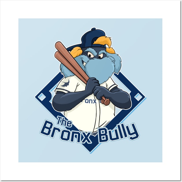 The Bronx Bully  Rays Baseball Mascot Wall Art by GAMAS Threads